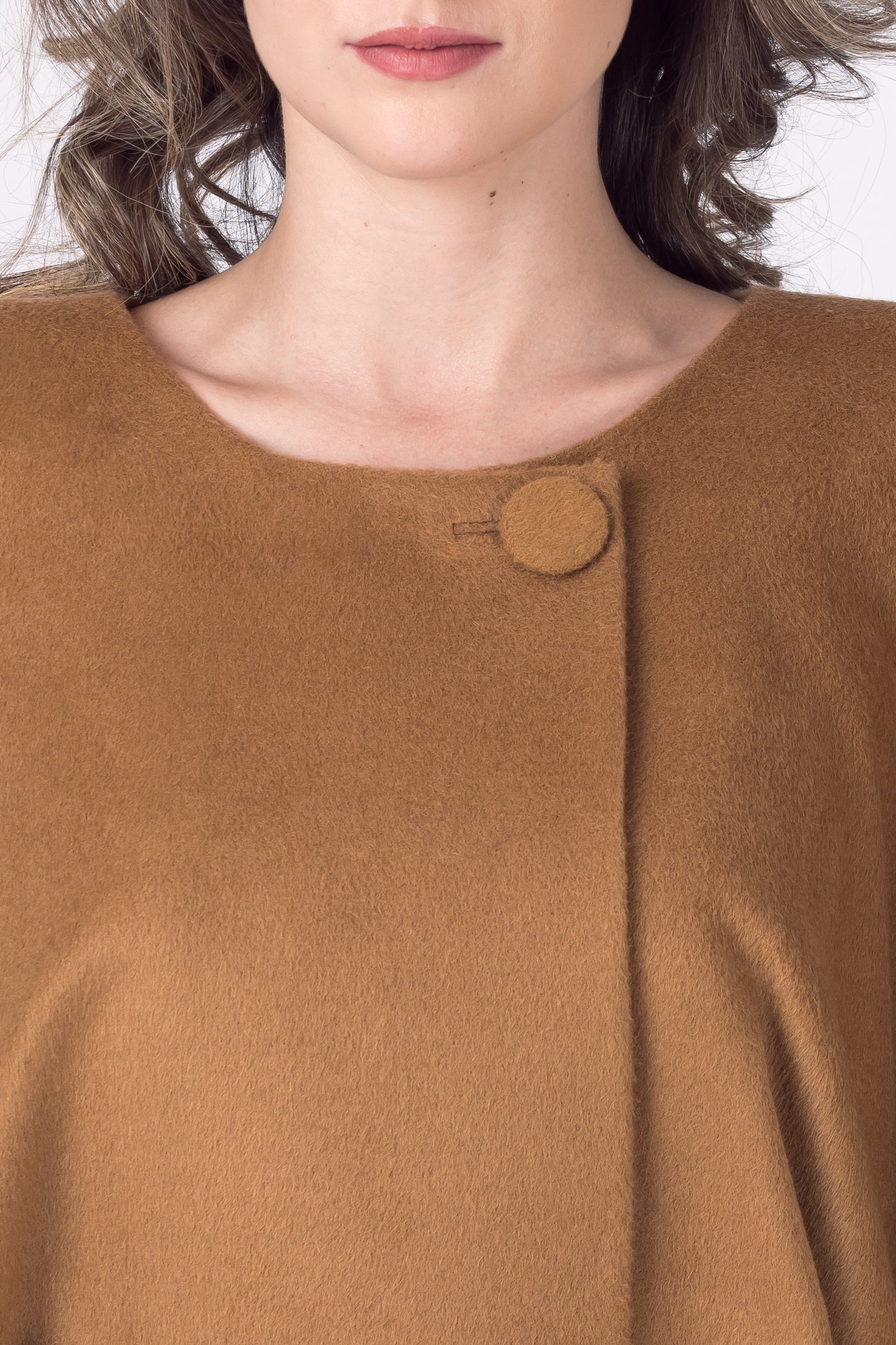 Royal Alpaca Kimono Sleeve Belted Cape
