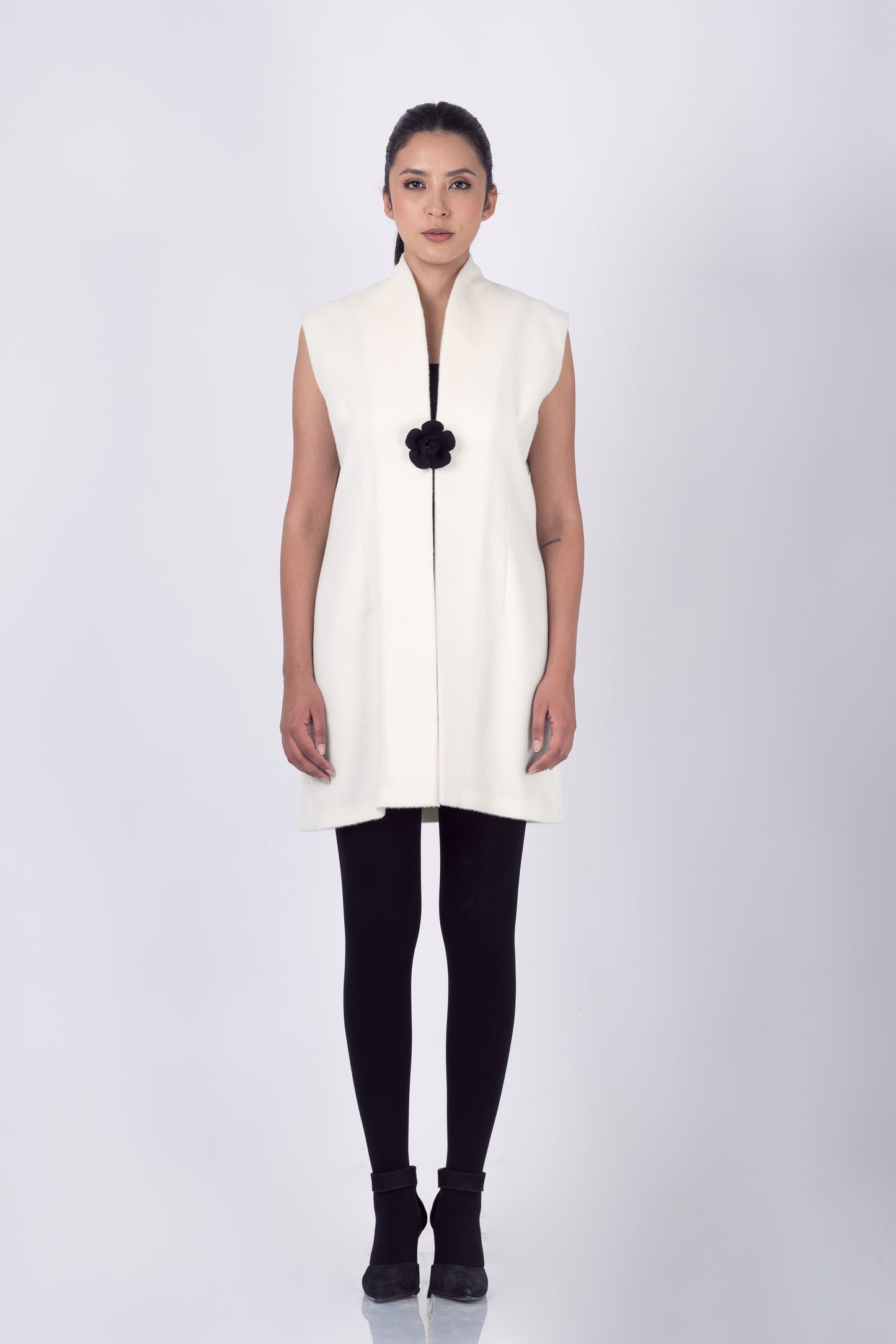 Luxury Baby Suri 3/4 Tulipan Collar Vest