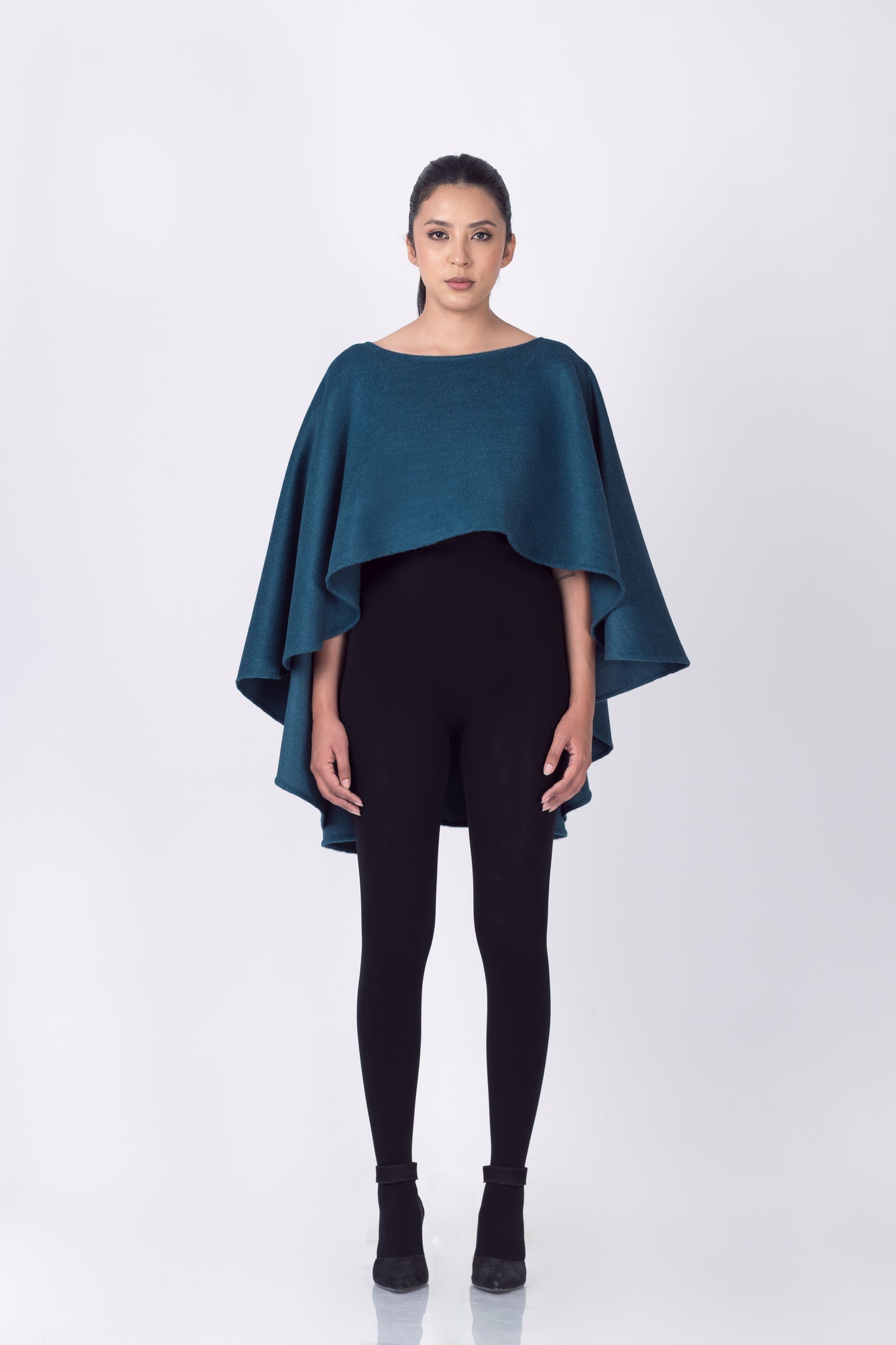 Baby Alpaca Boat Collar Poncho