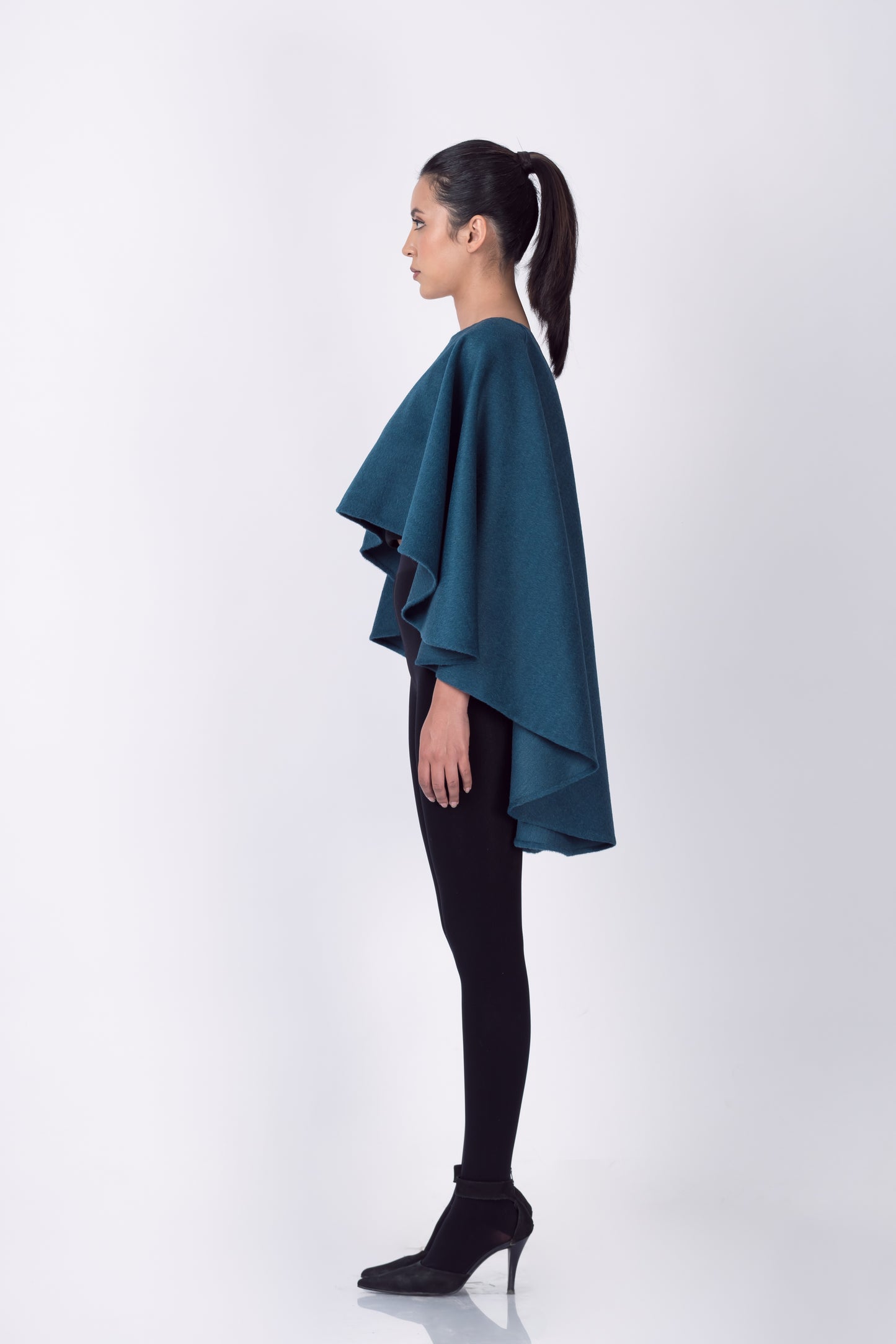 Baby Alpaca Boat Collar Poncho